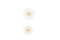 Sweet Bloom Rattan Flower Wall Art – Cute Boho Nursery & Girls Room Decor