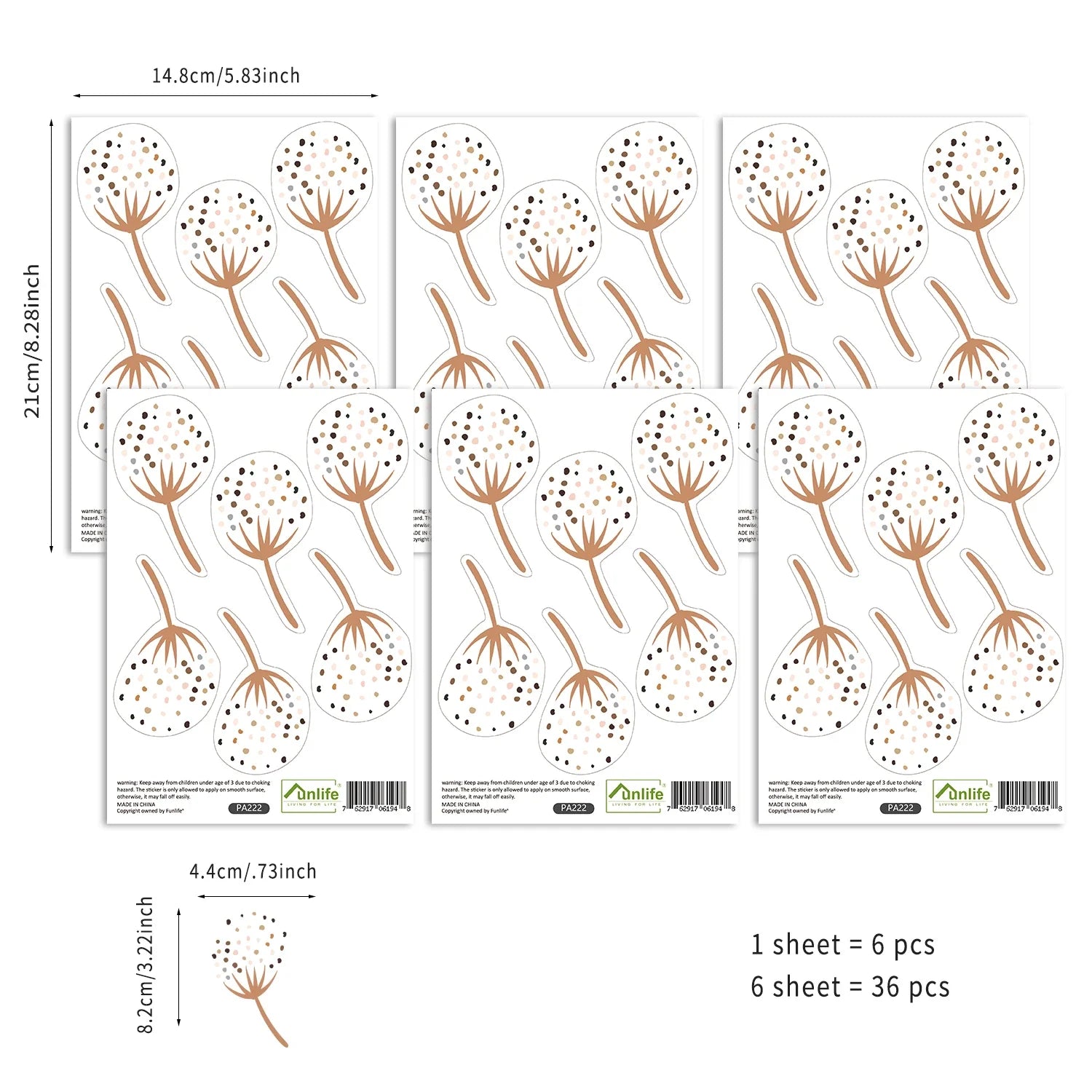 Boho Nursery Wall Stickers – Peel & Stick Decals for Baby Room Décor