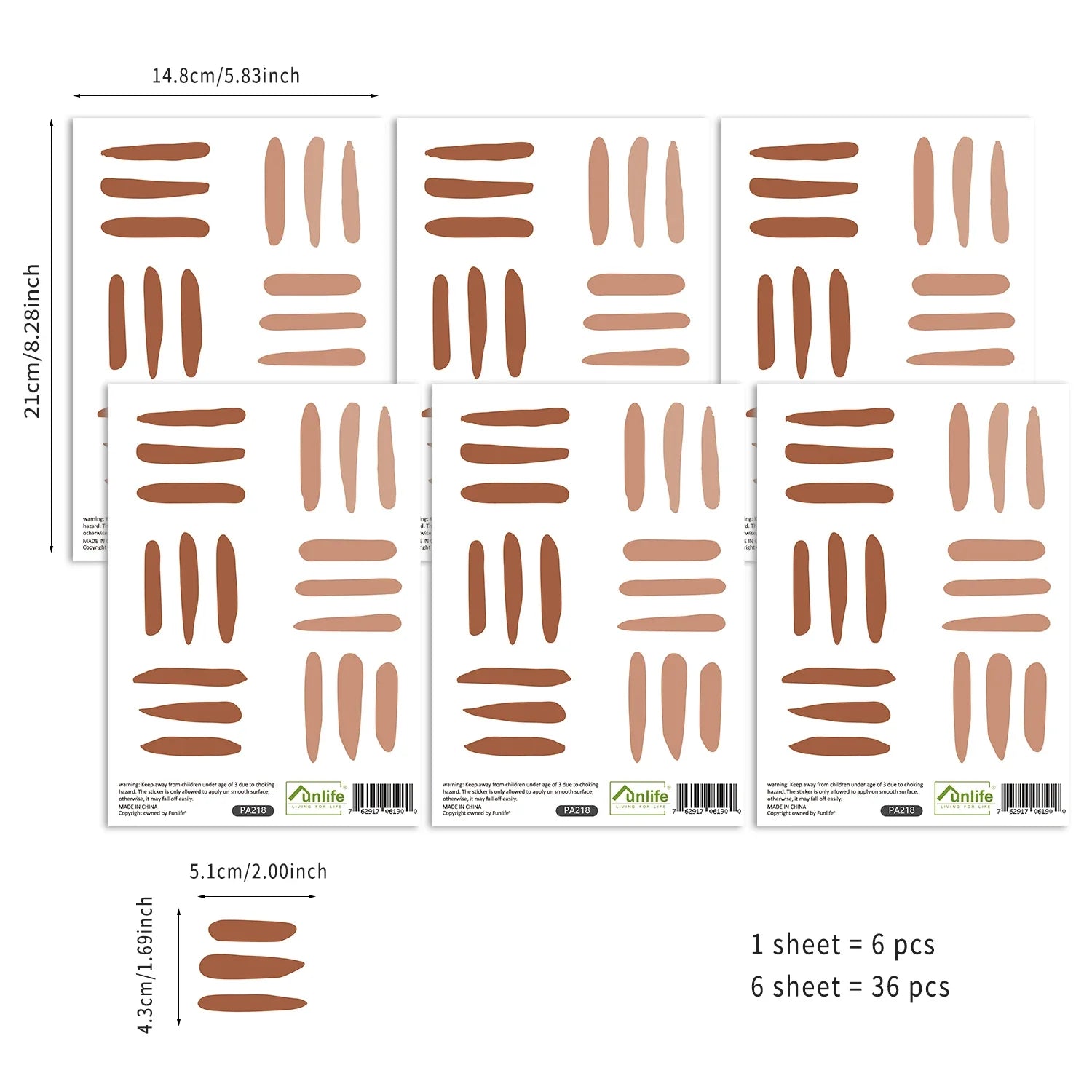 Boho Nursery Wall Stickers – Peel & Stick Decals for Baby Room Décor