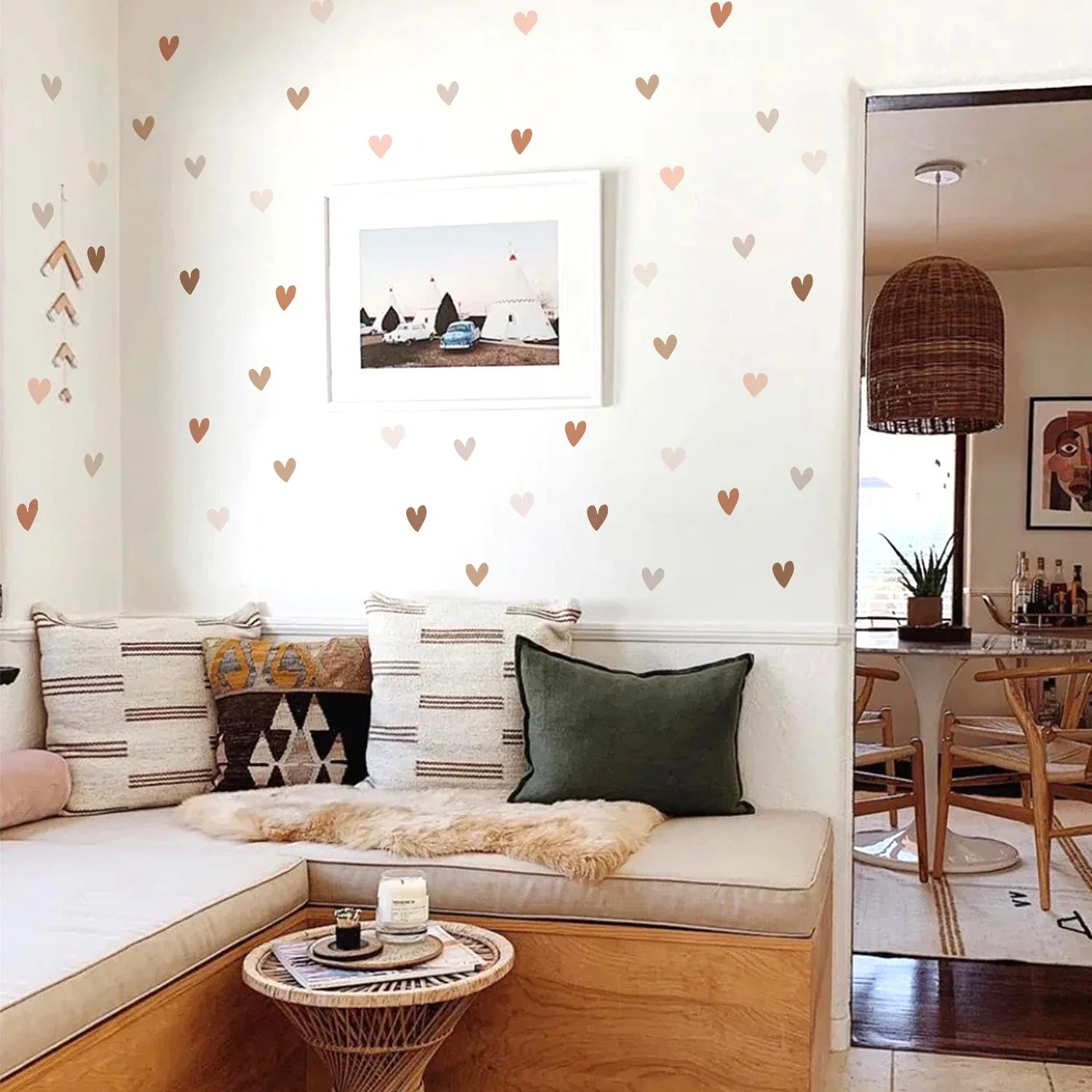 Boho Nursery Wall Stickers – Peel & Stick Decals for Baby Room Décor