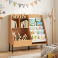 Kids Bookshelf & Toy Storage Organizer – 5-Cubby Children's Bookcase for Nursery & Playroom