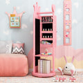 Princess Vanity Table & Stool Set for Girls – Kids Makeup Table with Mirror & Drawer