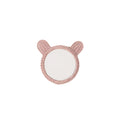 Kids Pink Rattan Teddy Bear Wall Mirror – Baby Girl Nursery & Kids Room Décor Gift