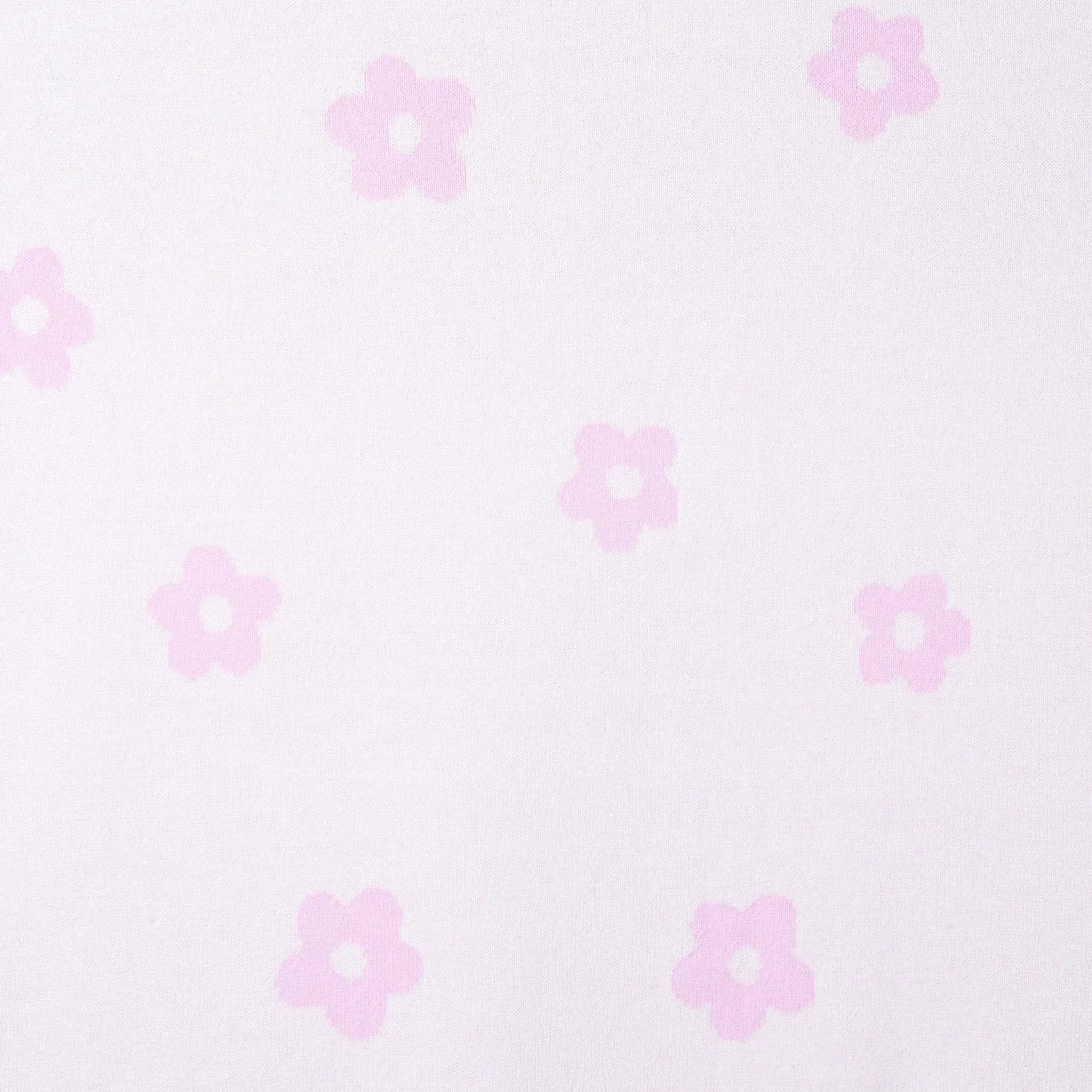 Daisy Jacquard Knit Baby Blanket – 100% Cotton Heirloom Receiving Blanket, OEKO-TEX Certified, Gender Neutral