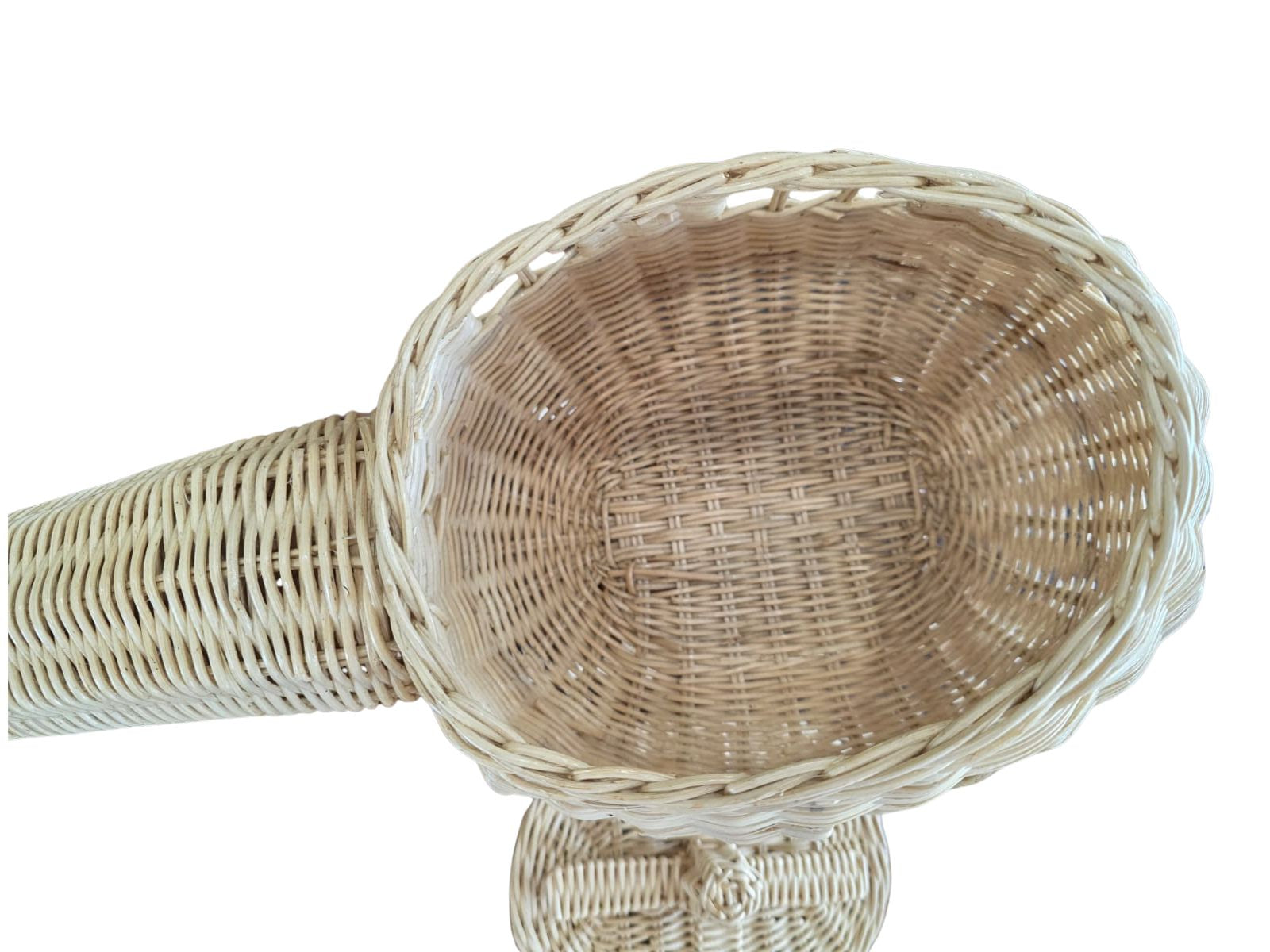 Rattan Toy Helicopter – Handcrafted Boho Pretend Play Toy for Kids | Montessori Airplane Nursery Decor