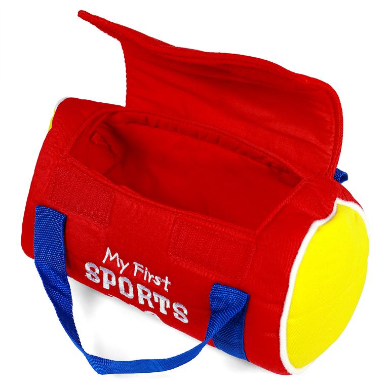 Baby GUND My First Sports Bag Playset – 5-Piece Sensory Plush Toy Set for Babies & Toddlers